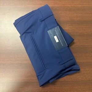 Holderness & Bourne Shorts Mens Size 34 Blue Tailored Fit Golf Performance NWT